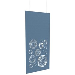 Boyd Acoustic Hanging Carved Panel 1200mm Bloom Pageant Blue