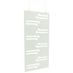 Boyd Acoustic Hanging Carved Panel 1200mm Koru Sage