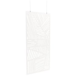 Boyd Acoustic Hanging Carved Panel 1200mm Thatch Linen