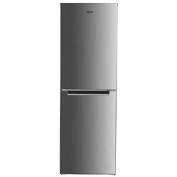 Haier 300 Series Fridge and Freezer 230L Stainless Steel