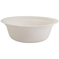 Bagasse Natural Sugarcane Bowl 350ml, Carton of 1000