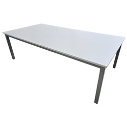 SitRite Kitset Boardroom Table 2400x1200mm Grey/Silver