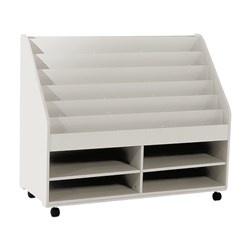 SitRite SR1 Book Display Unit 1200x500x970mm Grey