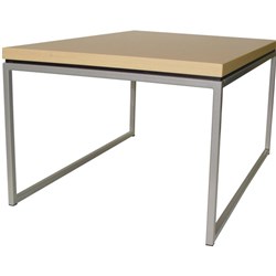 SitRite Solace Coffee Table 600mm Maple/Silver