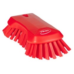 Vikan XL Solid Hand Brush 230mm Red