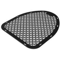 Shield Shape Floor Mat for Wall-Hung Urinal with Backing Refill Ocean Mist
