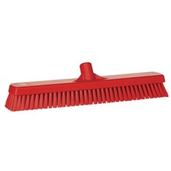 Vikan Wall/Floor Stiff Bristle Washing Brush 470mm Red