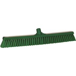 Vikan Floor Broom Soft/Stiff Bristle 610mm Green