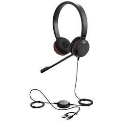Jabra Evolve 30 II UC Stereo Wired Headset USB-C/A