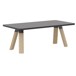 Ligna Coffee Table 1200x600mm Oak/Black