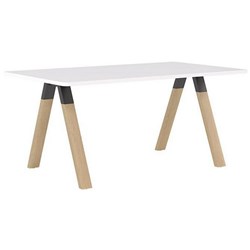 Ligna Meeting Table 1600x900mm Oak/White