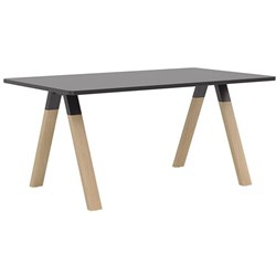 Ligna Meeting Table 1800x900mm Oak/Black