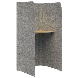 Sonic Focus Standup Workpod 1800x900x900mm Marble/Classic Oak