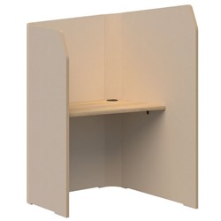 Sonic Mini Focus Standup Pod 1300x900x1000mm Natural/Classic Oak