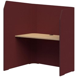 Sonic Focus Pod 1500/1300x1200x1000/625mm Maroon/Classic Oak
