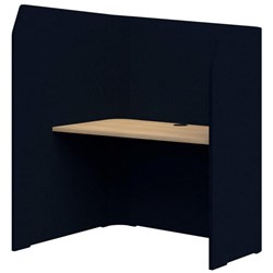 Sonic Focus Pod 1500/1300x1200x1000/625mm Dark Blue/Classic Oak