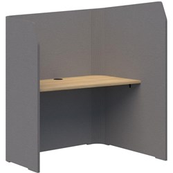 Sonic Focus Pod 1500/1300x1200x1000/625mm Grey/Classic Oak