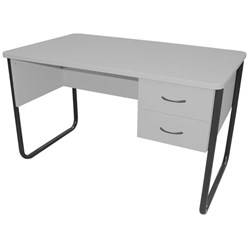 SitRite Uni Teachers Desk 1200x720mm Grey/Black