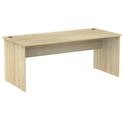 Cubit Slab End Desk 1800x800mm Atlantic Oak
