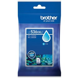 Brother LC536XXLC Cyan Ink Cartridge