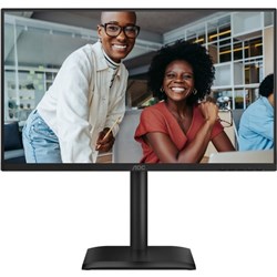 AOC 24E4UJ IPS 1920x1080 VGA HDMI 24 Inch Monitor Black