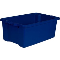 Dexters Stack & Nest Plastic Bin 54L Blue 