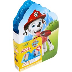 Crayola Colour & Sticker Paw Patrol Kit