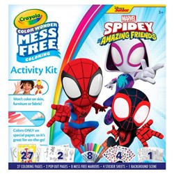 Crayola Colour Wonder Spidey & Friends Colouring Activity Kit