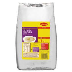 Maggi Instant Soup Creamy Chicken Vending Refill 1kg, Carton of 6