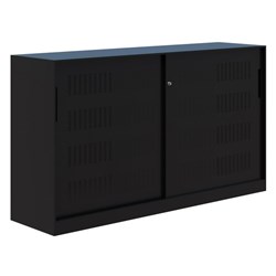 Fortis Lockable Cabinet 1200x1800mm Black