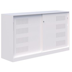 Fortis Lockable Cabinet 1020x1800mm White