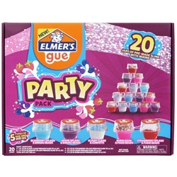 Elmer's Gue Slime Kit Premade Assorted Party Pack of 20