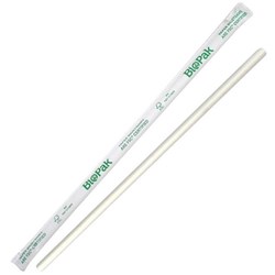 Go Bus Transport Biopak Straw 6x197mm White, Carton of 2500