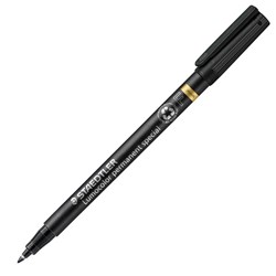 Staedtler Lumocolor 319 Black Permanent Special Marker Fine