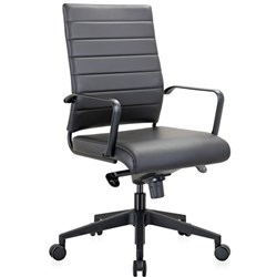 Classic Boardroom Meeting Swivel Chair Black
