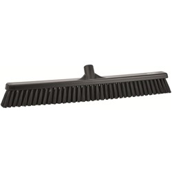 Vikan Floor Soft/Stiff Broom 610mm Black