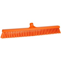 Vikan Floor Soft/Stiff Broom 610mm Orange