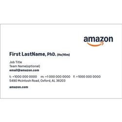 Amazon Business Cards, Pack of 250