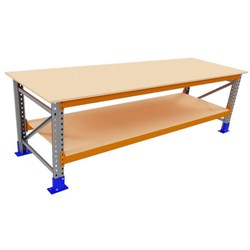 WORKBENCH STANDARD RACKING 18MM MDF & BASE PLATE FOOTING QUICK SHIP