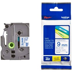 Brother Labelling Tape Cassette TZe-223 9mm x 8m Blue on White