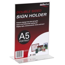 Deflecto Sign Holder A5 Portrait 47901