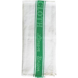Union Glass Linen Tea Towel Clean Green