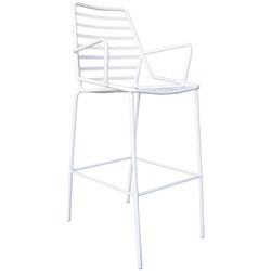 Link Bar Stool 750mm White