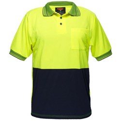 Prime Polo Shirt Day Only Unisex 2XL Yellow/Navy