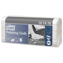 Tork 197478 W4 Polishing Cloth Low Lint, Pack of 125