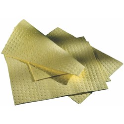 Controlco Spill Sorbent Heavyweight Pad Aggressive, Bale of 100