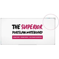 Boyd  Clarity Porcelain Whiteboard Magnetic 2400x1200mm
