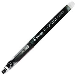 Pilot P700 Black Rollerball Pen 0.7mm Fine Tip