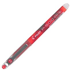 Pilot P500 Red Rollerball Pen 0.5mm Extra Fine Tip