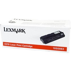 Lexmark 10S0063 Black Laser Toner Cartridge